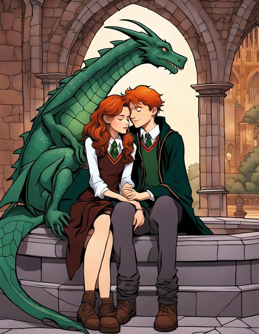 Romantic Hogwarts Date by Mignola & Jones