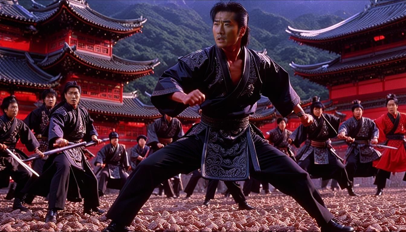 Hong Kong Action Scene with Hiroyuki Sanada