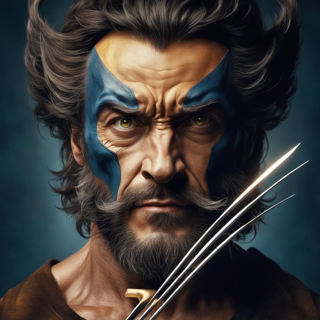 Wide shot low angle well lit smiling portrait of Marvel's Wo...