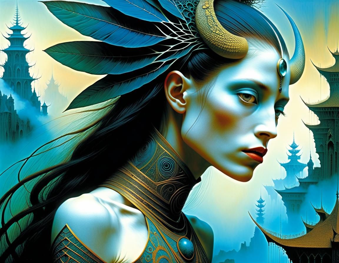 Surreal Fantasy Masterpiece in Ethereal Soft Focus