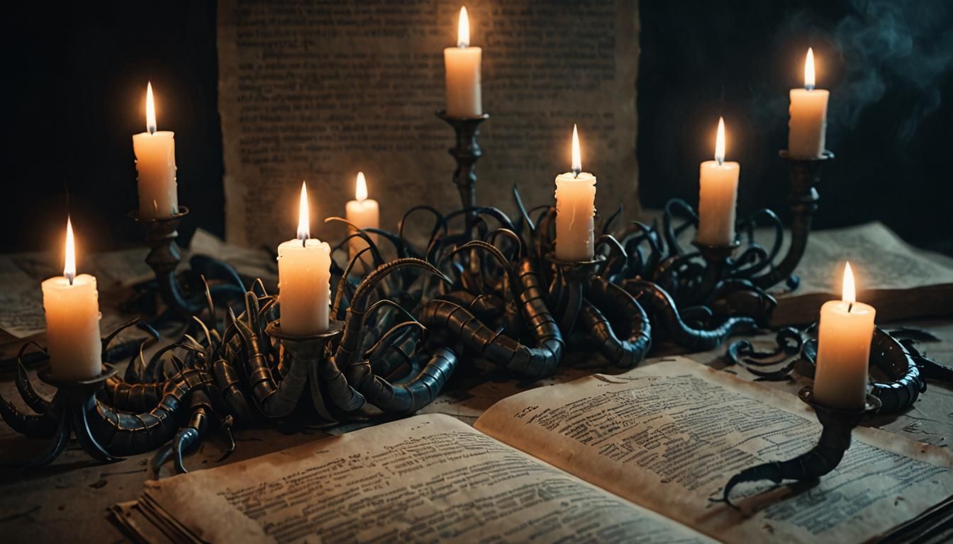 Dark Fantasy: Centipedes, Candles, and Ancient Texts