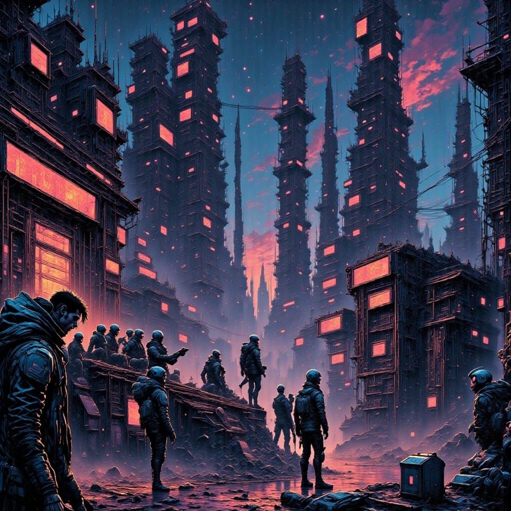 The Fall of the Inner Sphere in Cyberpunk Hues