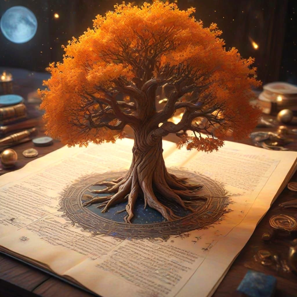 Cosmic Tree Awakens from Ancient Manuscript