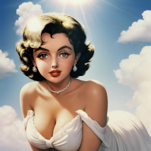 Divine Hollywood Icons in Soft Focus