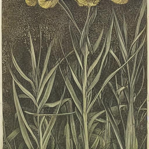 Anxious Plantain Grass: Botanical Drawing in Old Master Styl...