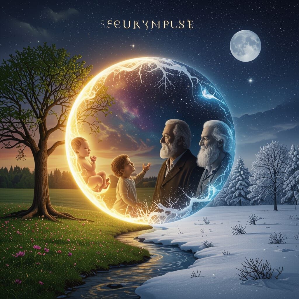 Cosmic Life Cycle: Human, Nature, and Cosmic Fusion