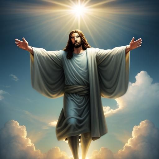 Jesus Christ in a Hurricane: Divine Light