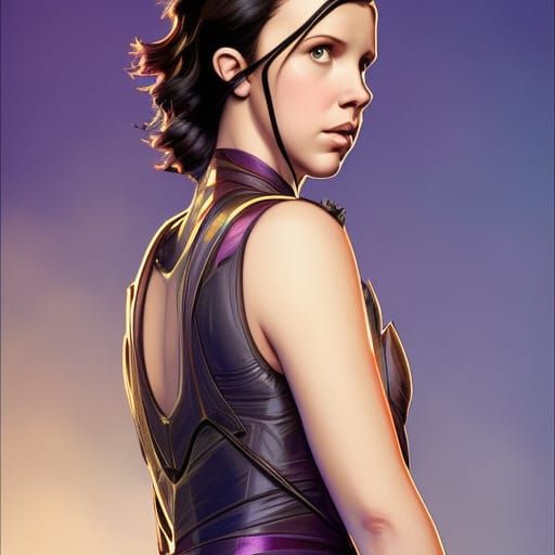 Millie Bobby Brown as Raven: Detailed 8K Portrait