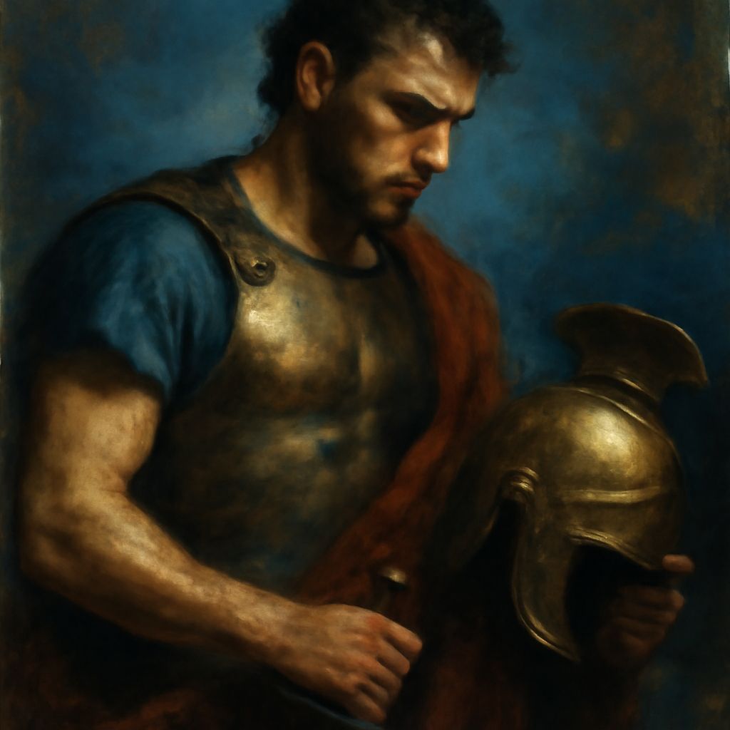 Hector of Troy in Baroque Painting Style