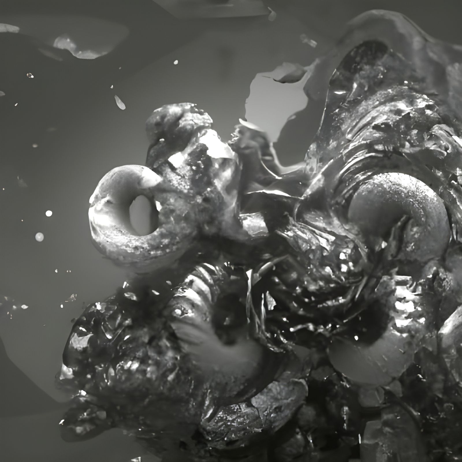 Fractal Illusion in Hyper-Realistic 3D Render