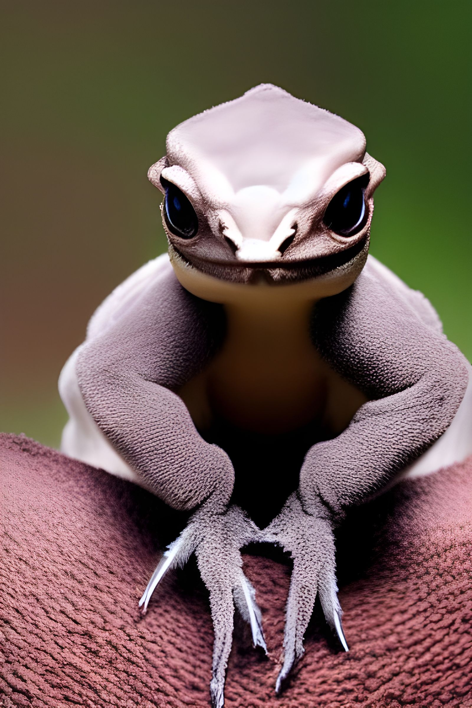 Portrait of Adorable Baby Wyvern Posing