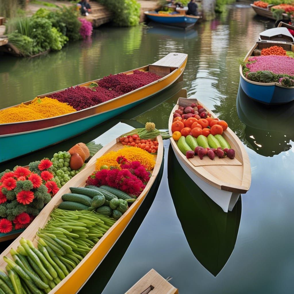 Empty floating market V1