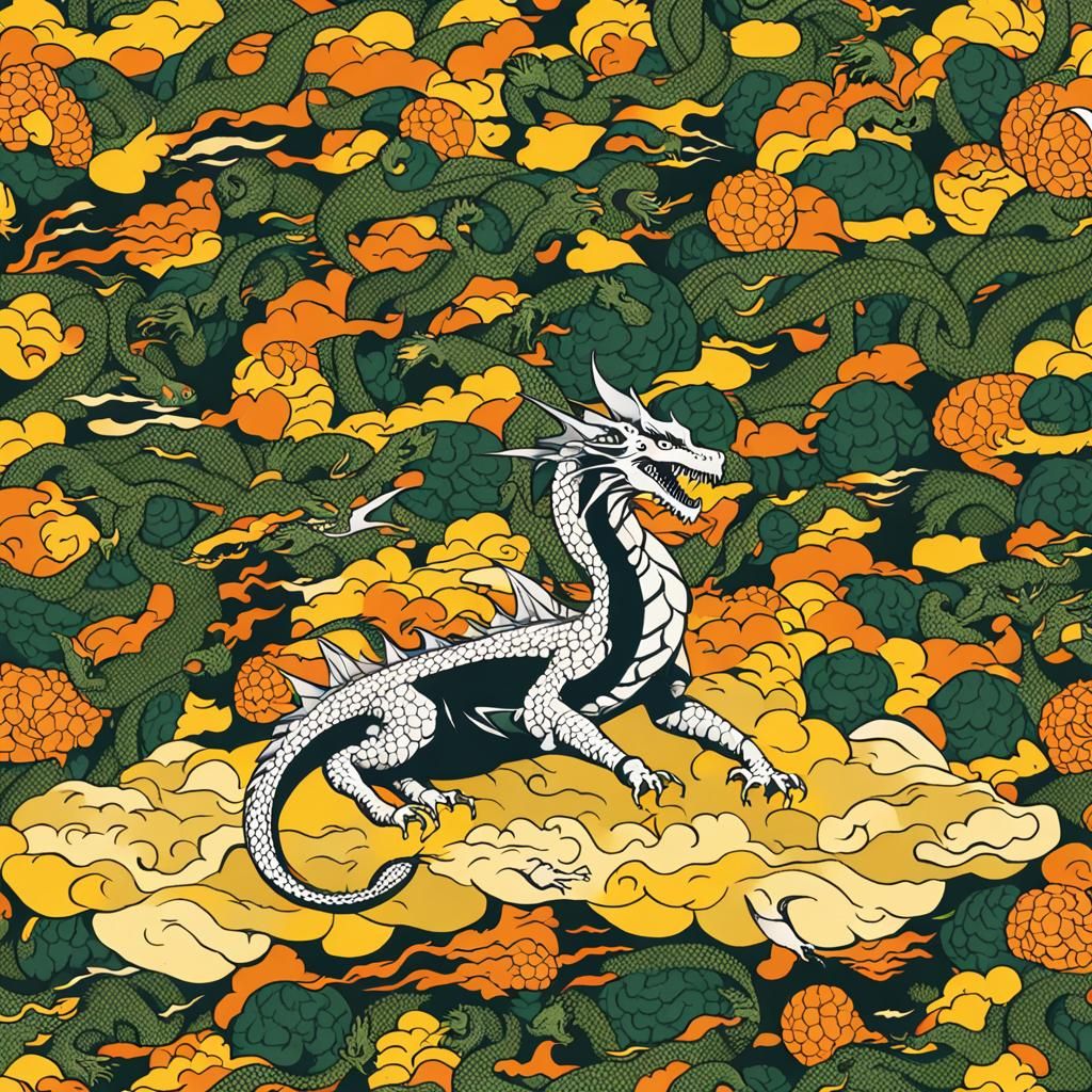 Majestic Dragon with Intricate Details