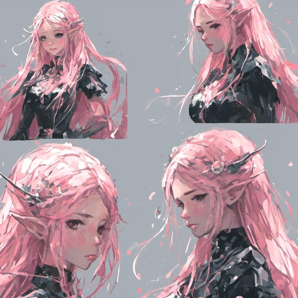 Elf Punches Old Man: Fantasy Concept Art