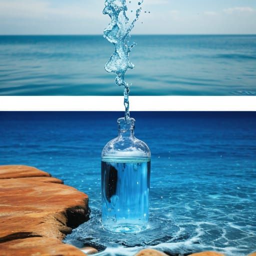 Monday Oceanic Forms in Water Art