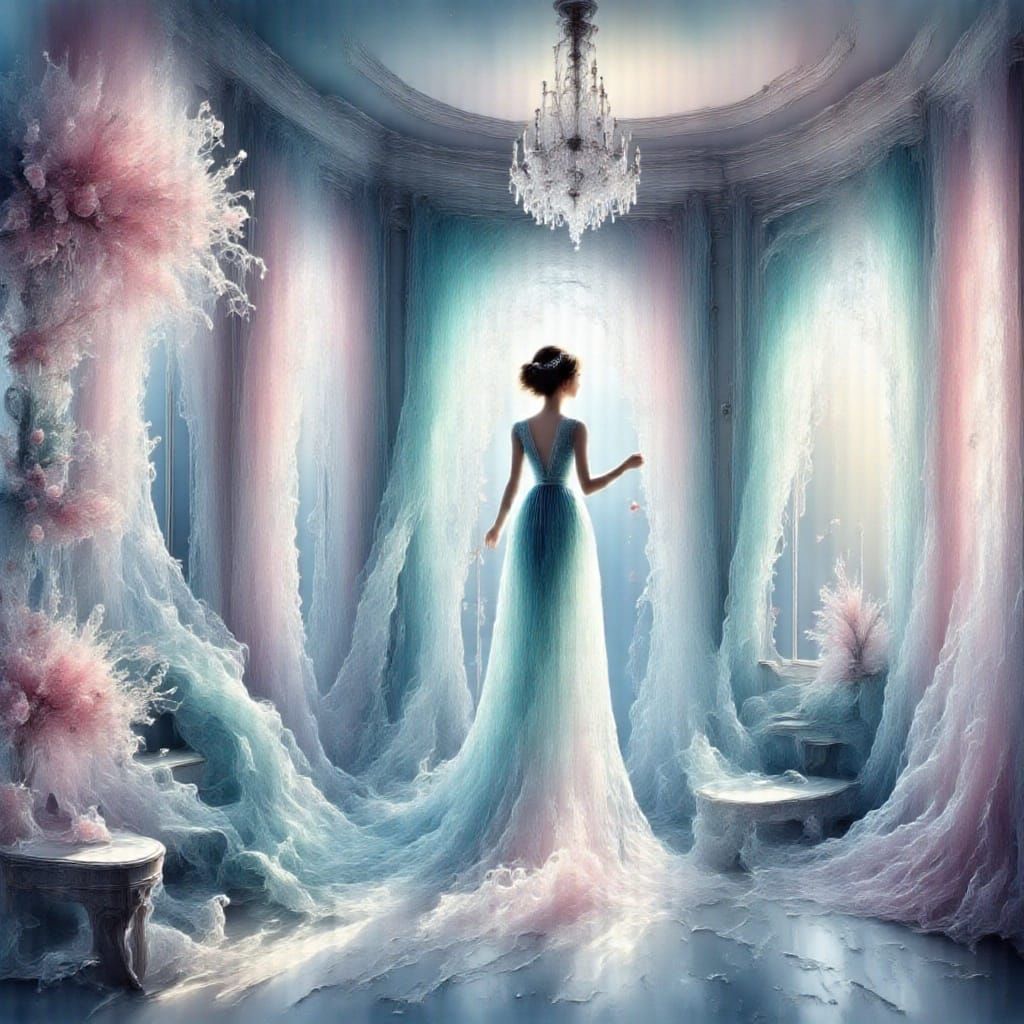 Atlantis Underwater City: Ethereal Fantasy Art