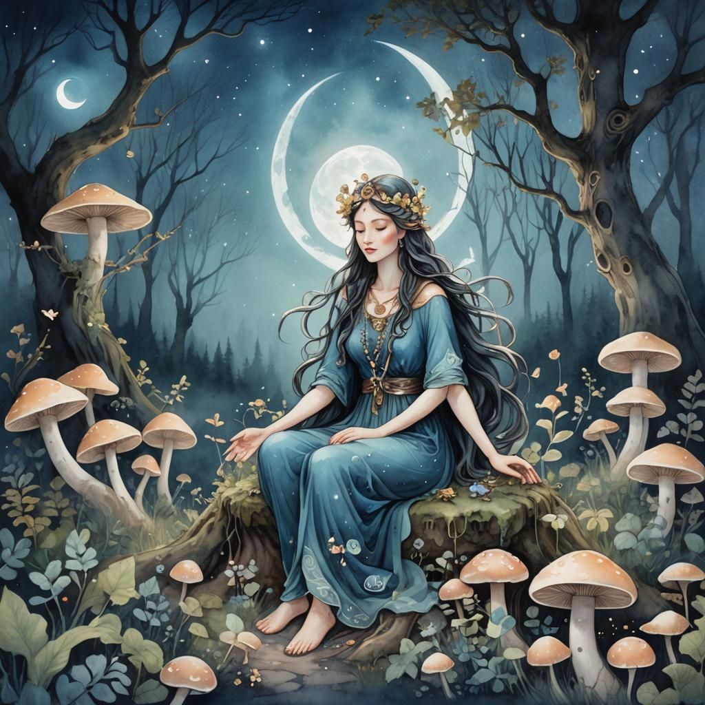 the mushroom goddess