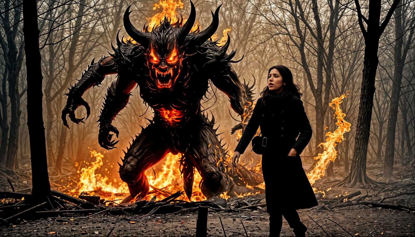 Woman's Fear: Encounter with a Fire Demon