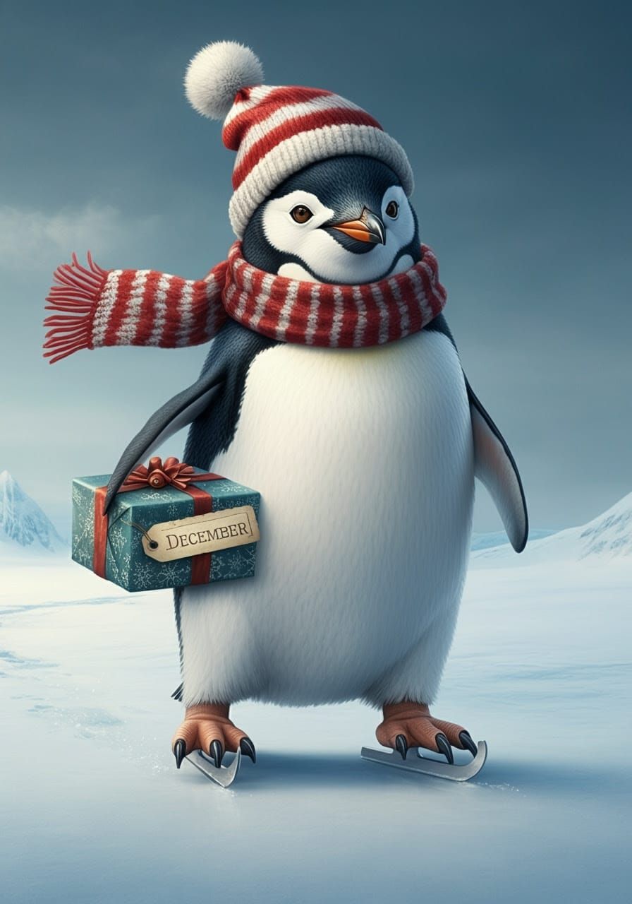 Skating home for Christmas!