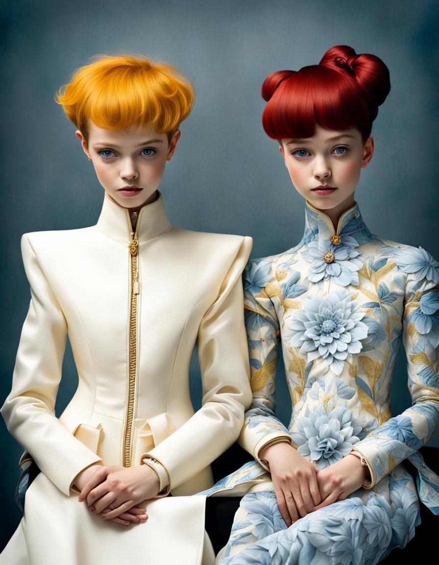 Surreal Alien Restaurant Celebration in Gritty Style