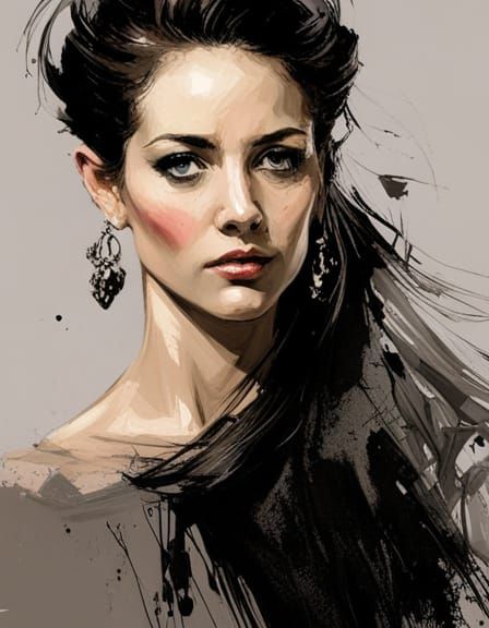 Dulcinea: Speedpaint Portrait in Graffiti Art Style