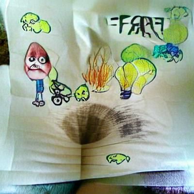 Child's Drawing of a Fart