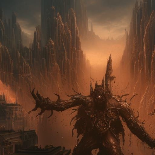 Fantastical Matte Painting in Deep Color