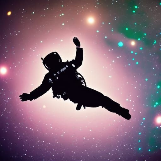 Astronaut Floating in Space: Professional Photography