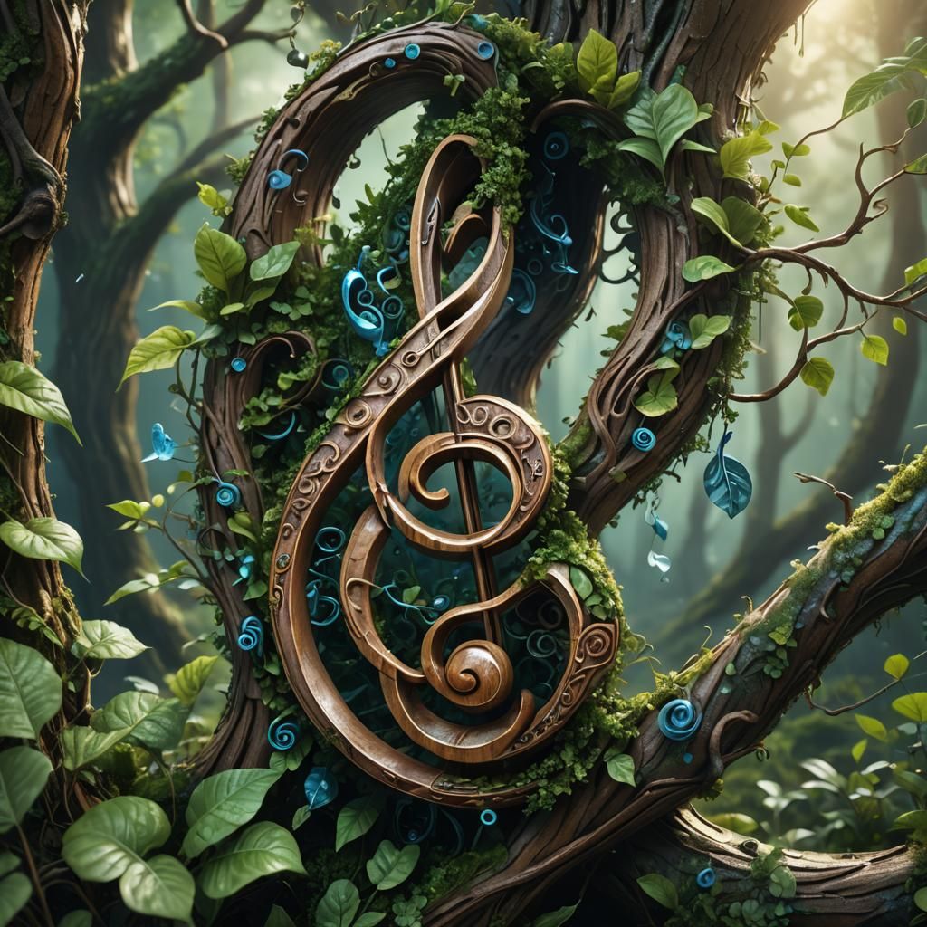 Mystical Forest Music: 3D Fantasy Artwork