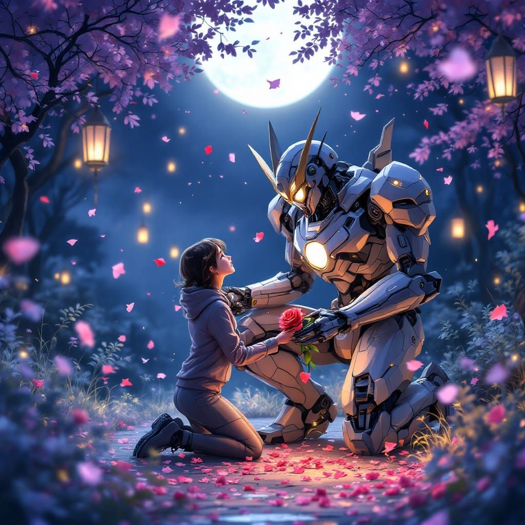 Bokeh, Anime Style, Mecha