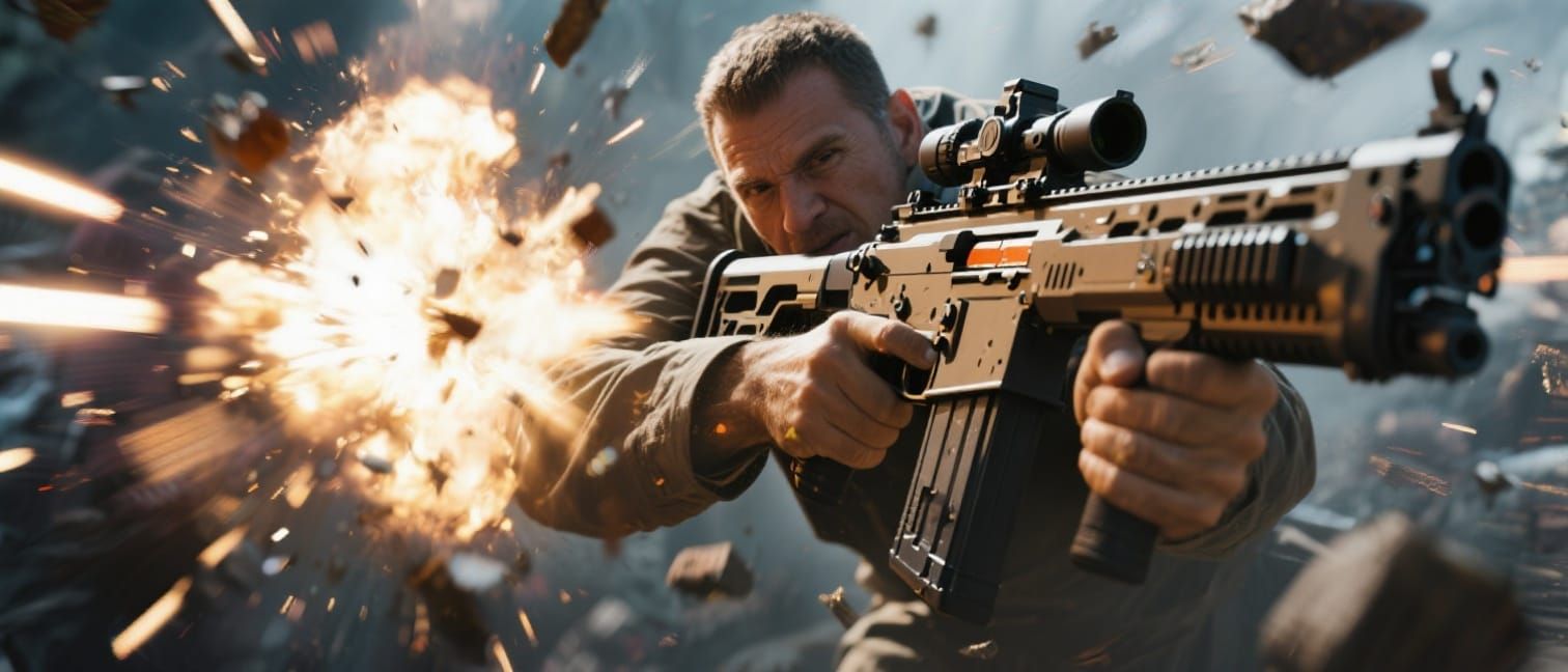 First-Person View of Outrageous Weaponry