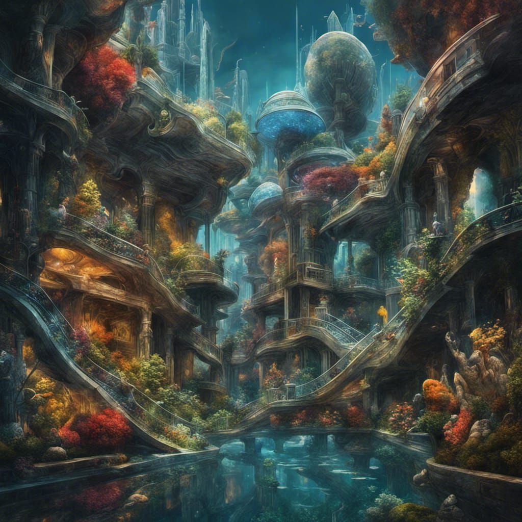 Thalassa - A domed city on an Alien Water World