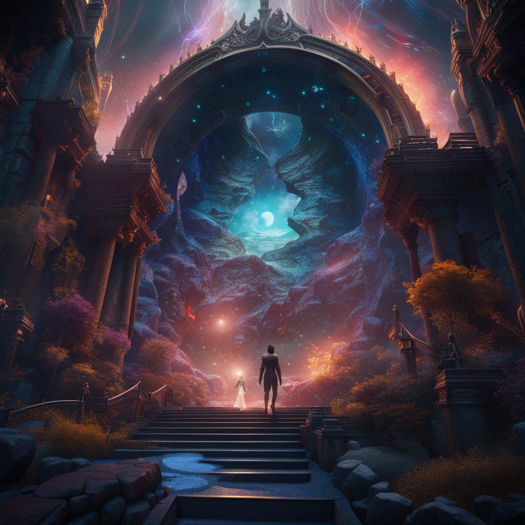 Astral Projection in Detailed Matte Painting