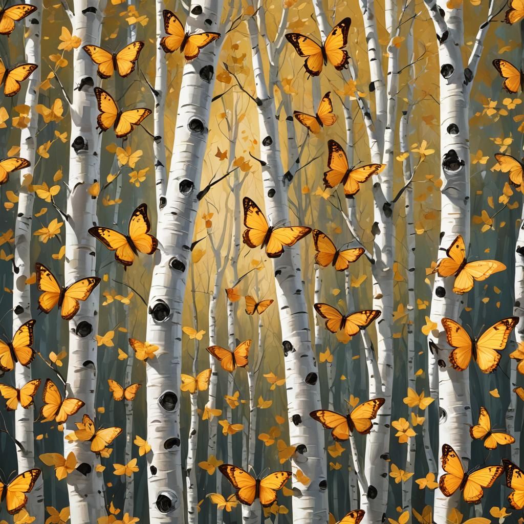 Butterflies Decorate a Stage for Dr Parnassus