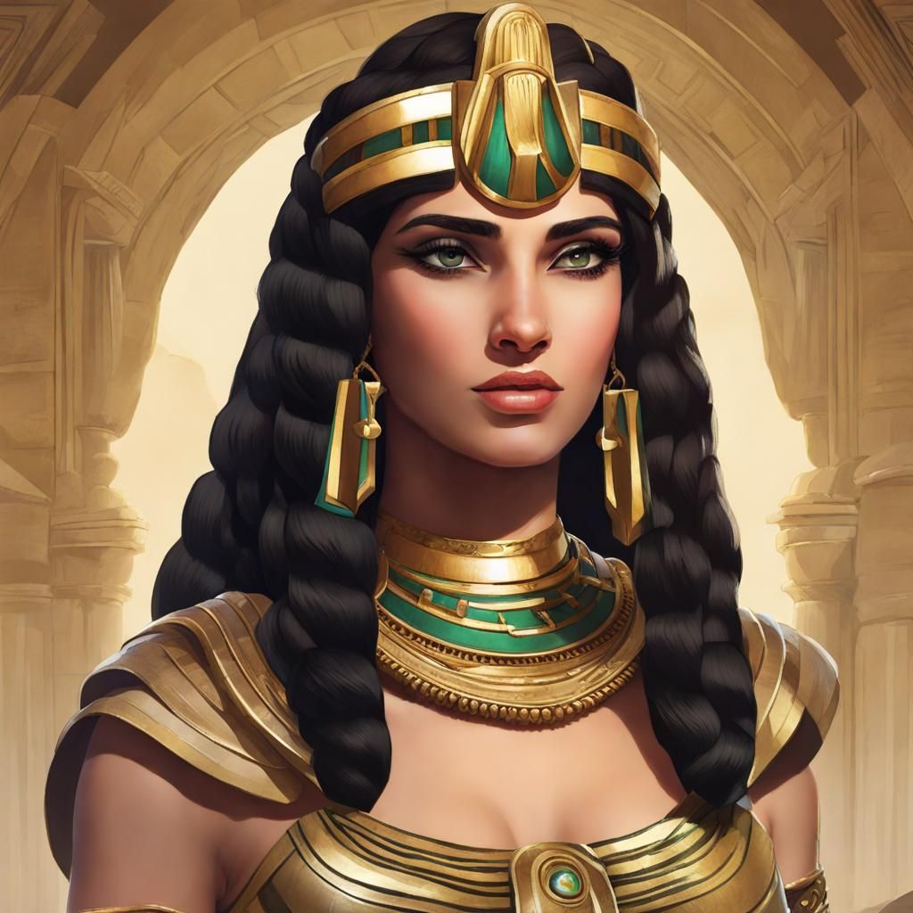 AI Interpretation of Cleopatra