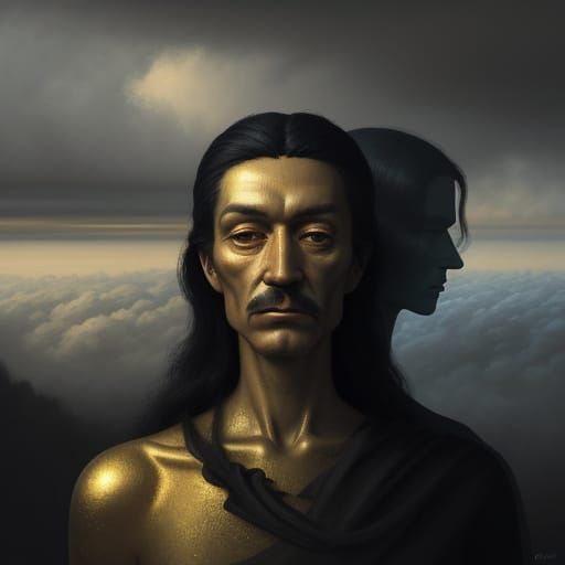 Bifurcated Mind in a Dreamlike Landscape