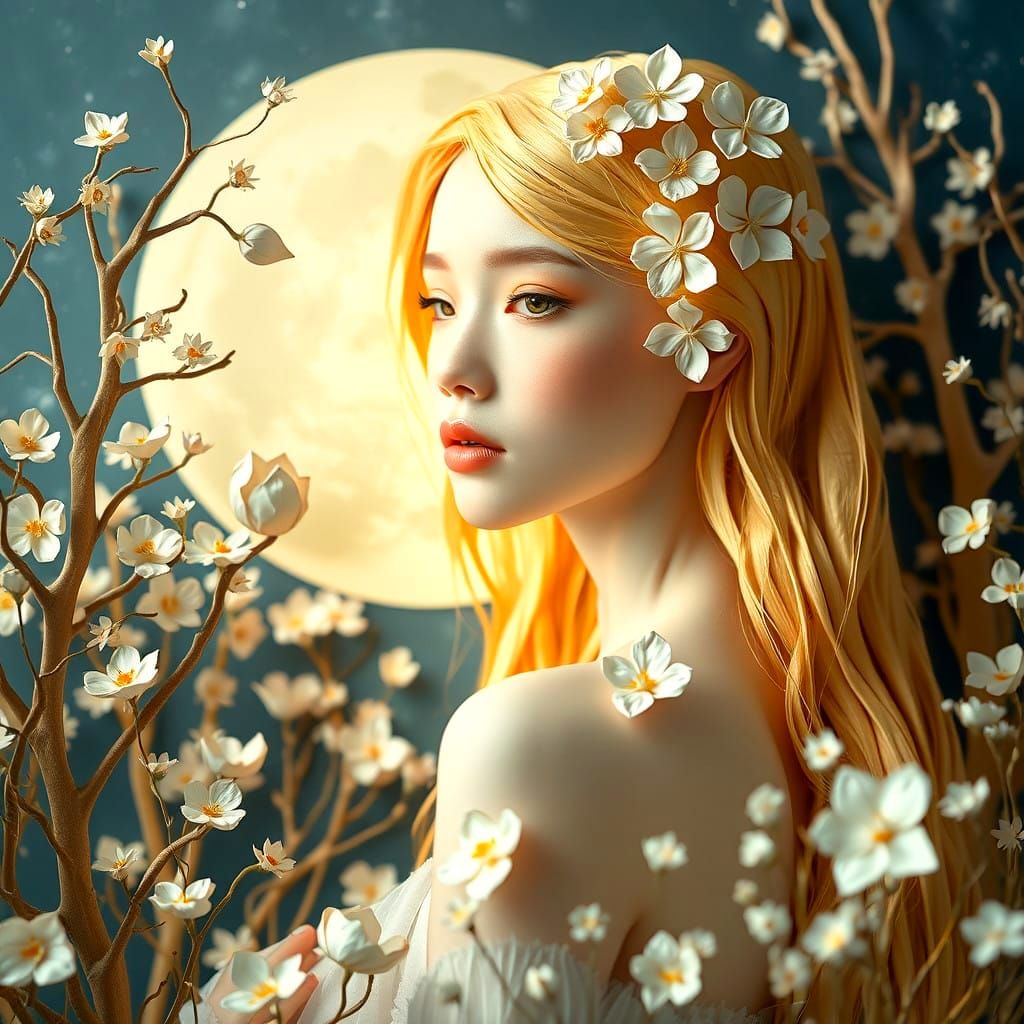 Ethereal Goddess Embodies the Essence of Beauty