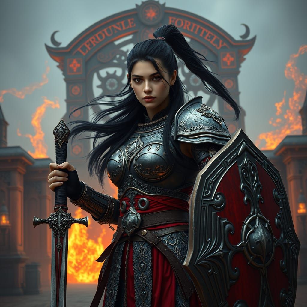 Red Nine religious warrior