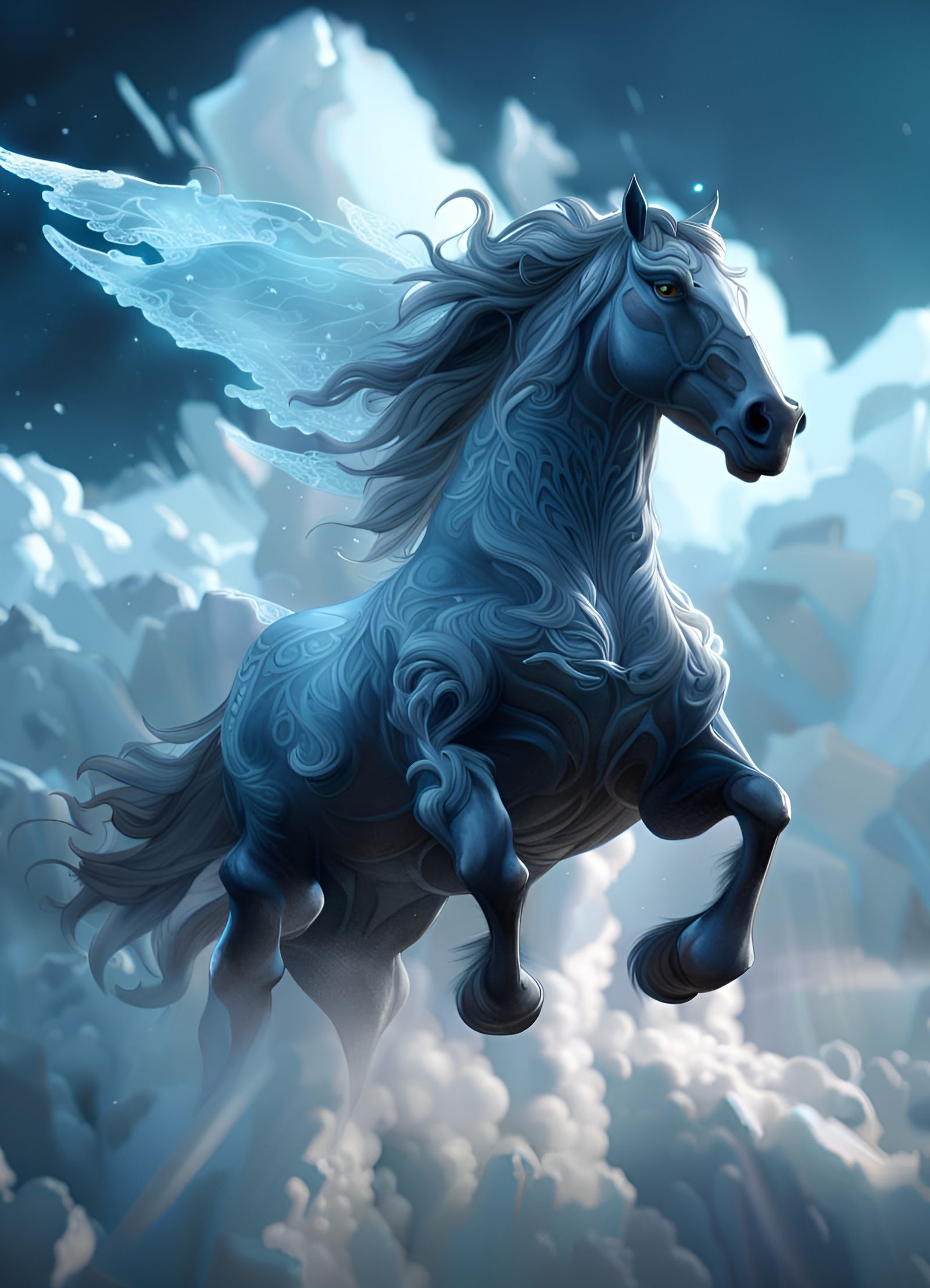 Ice horse
