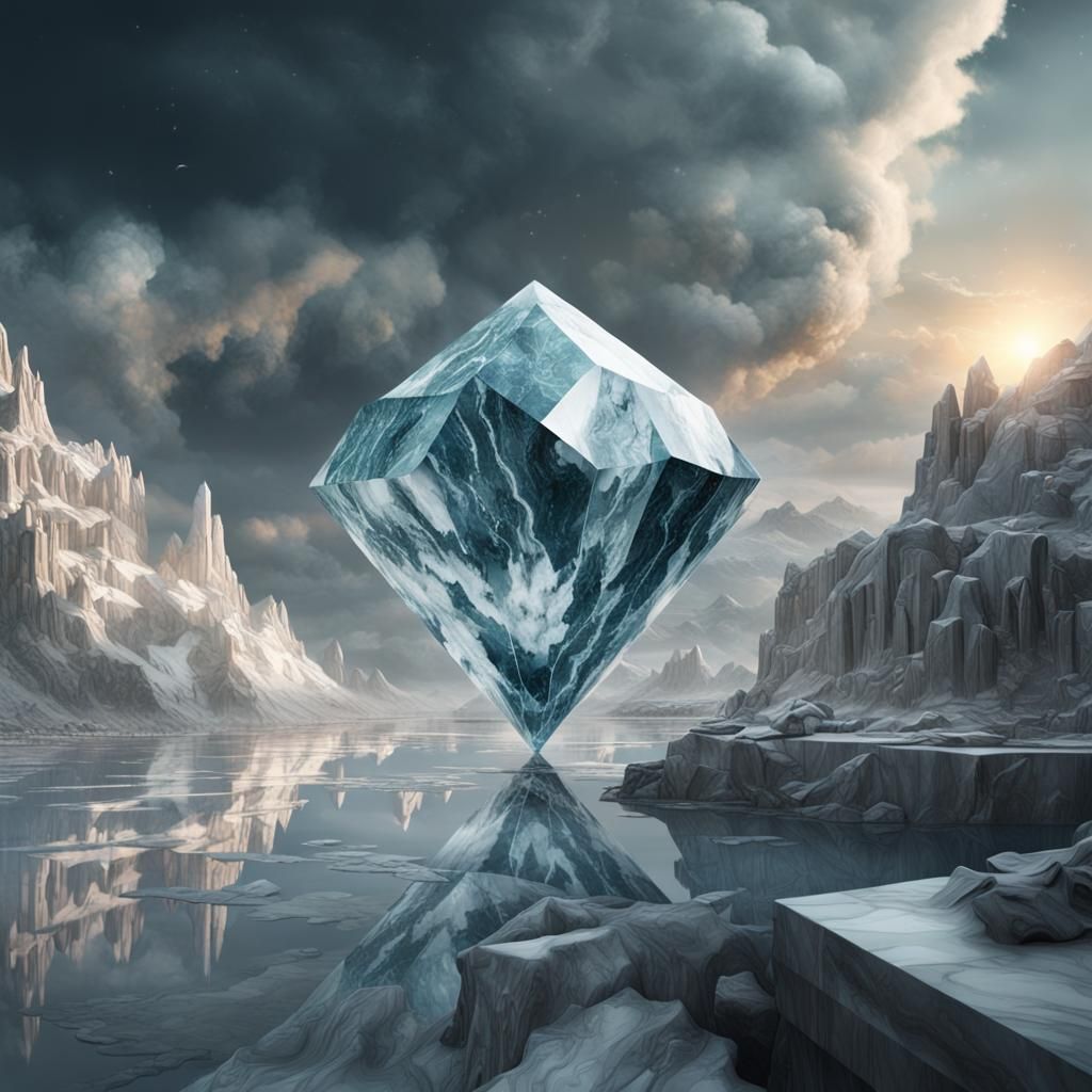 Marble Designs in Diamond: Digital Matte Painting
