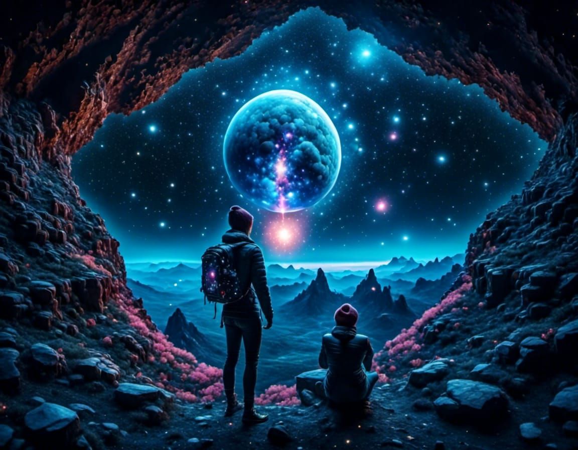 Cosmic Mind Gazing into the Void of Reality