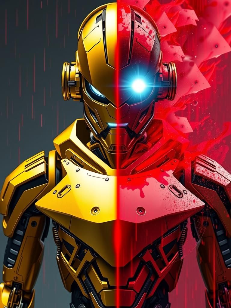 Robot Corrupted with Evil Virus