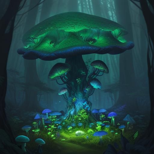 Besuco Monster in Mystical Forest: Fantasy Concept Art