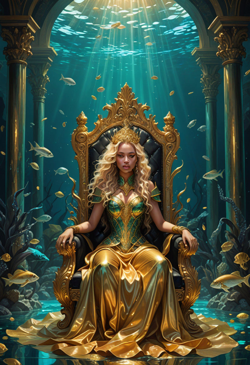 Elegant Queen of the Underwater Realm