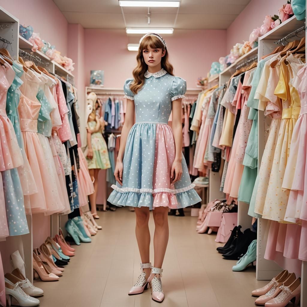 High-Fashion Editorial Photo of Young Couple