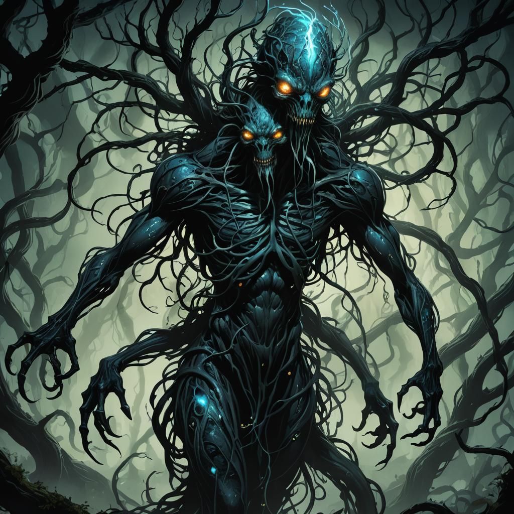 Eldritch Abomination Emerges From Darkness