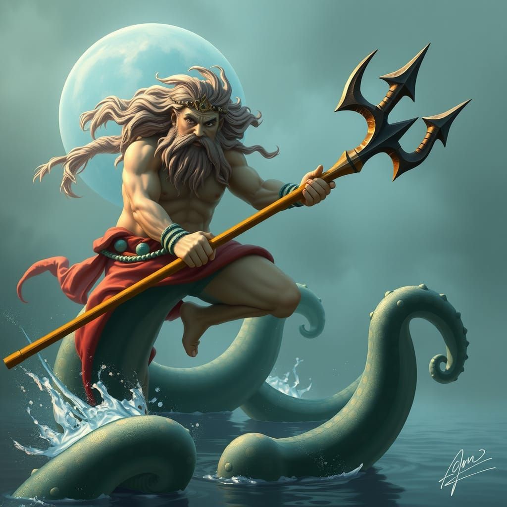 Neptune's Trident: Battle with the Kraken
