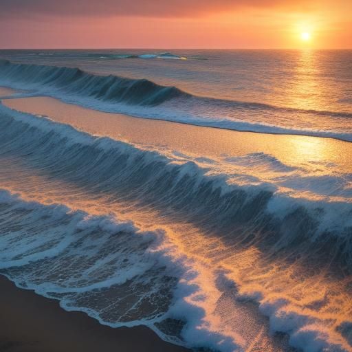 Hayle Fire Beach Sunset: Epic 3D Landscape