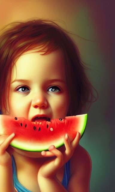 Eating Watermelon
