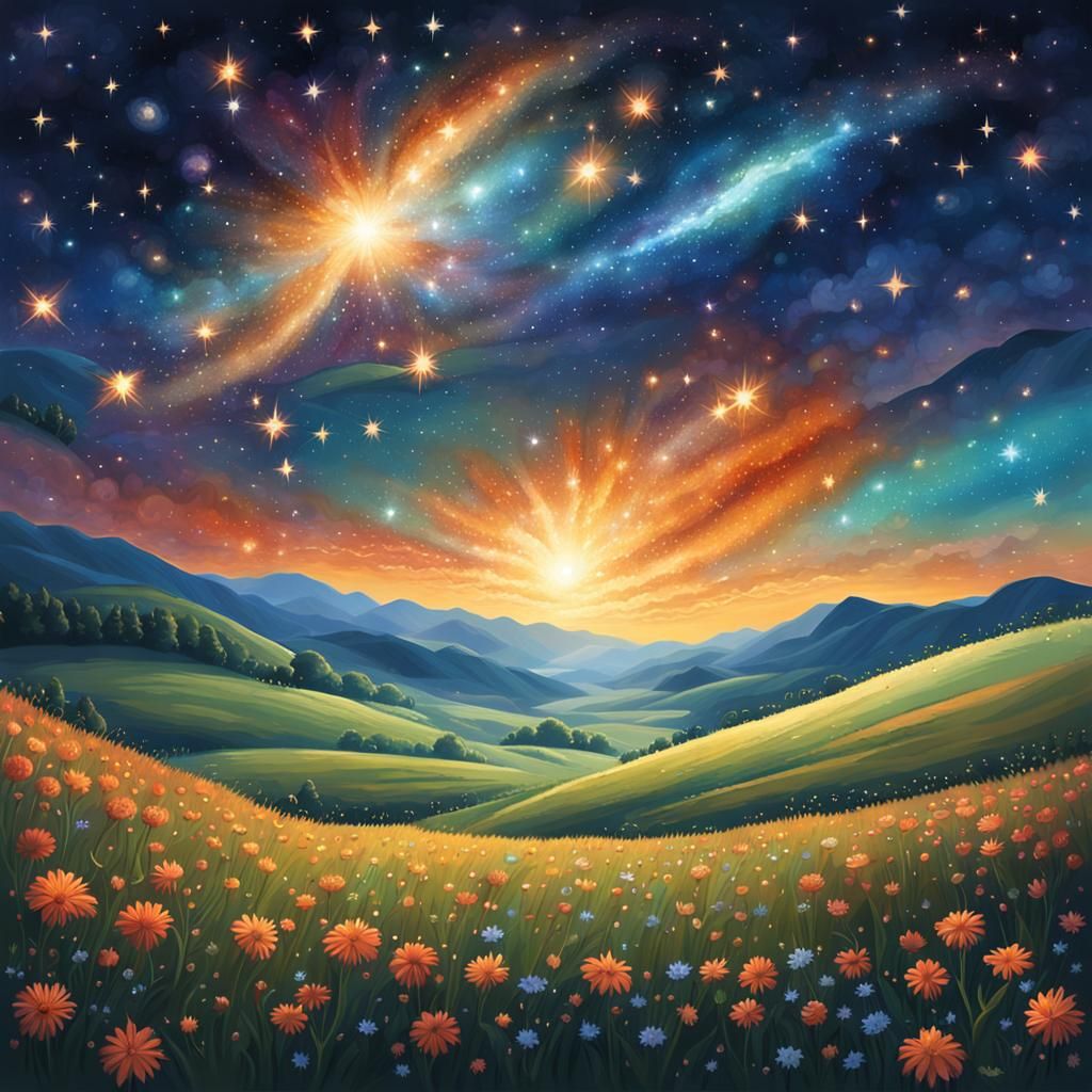 Explosion of Twinkling Stars in Distant Galaxies